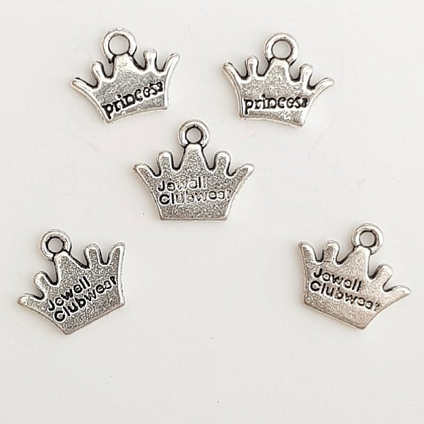 Crown charms N&deg;04 lot 5 stycken