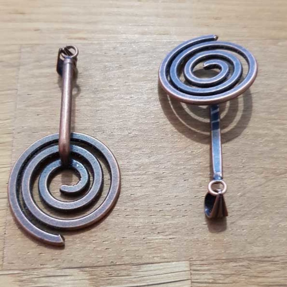 Spiralfäste GM koppar