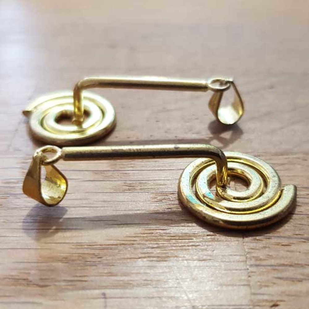 Spiralhängare PM Gold