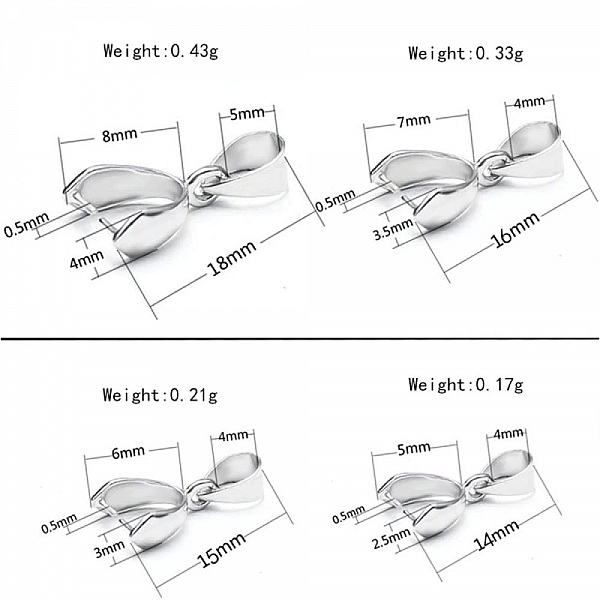 L&aring;s i rostfritt st&aring;l 2,5 x 14 mm Silver