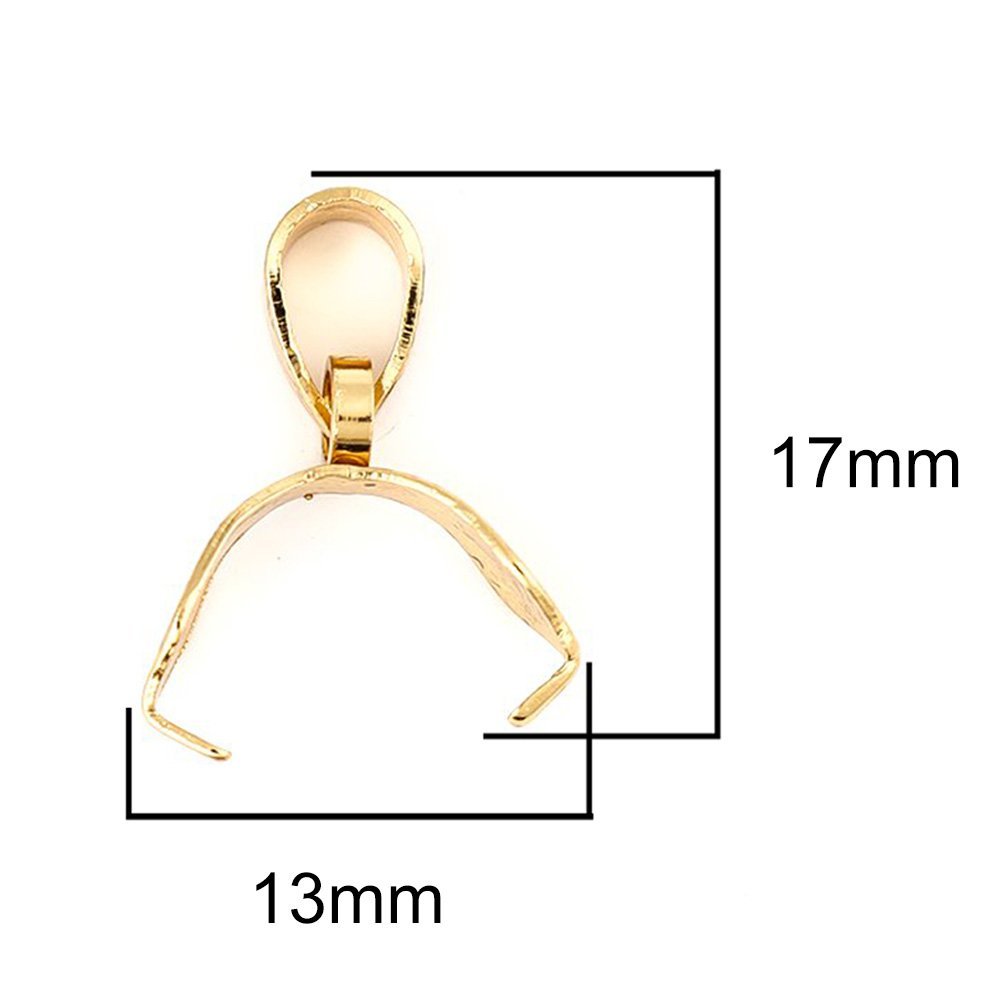 Lås i rostfritt stål 3,7 x 17 mm Guld