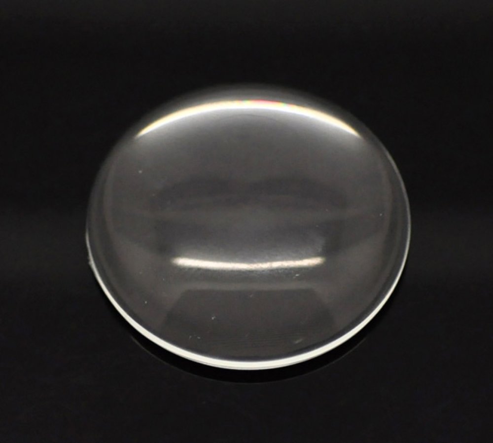 Cabochon Round 35 mm i klart förstoringsglas N°14