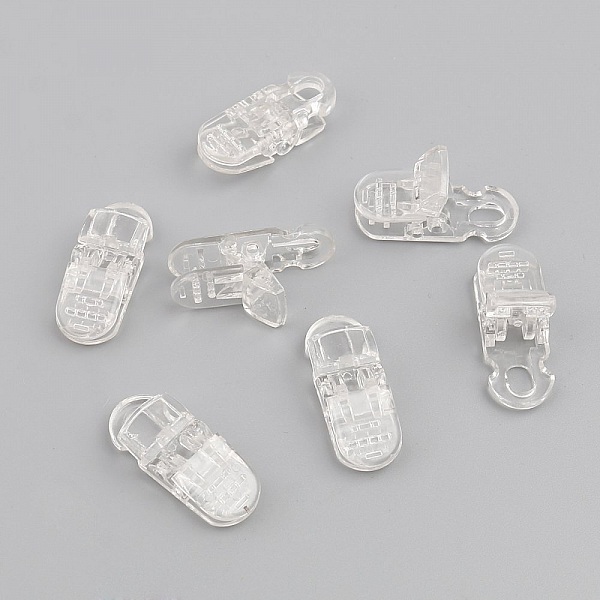 Clips Genomskinlig mask 3,3 cm x 1,3 cm x 2 stycken
