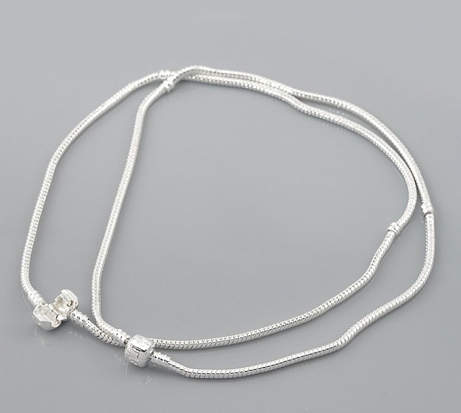 Halsband 44cm Silver N&deg;01