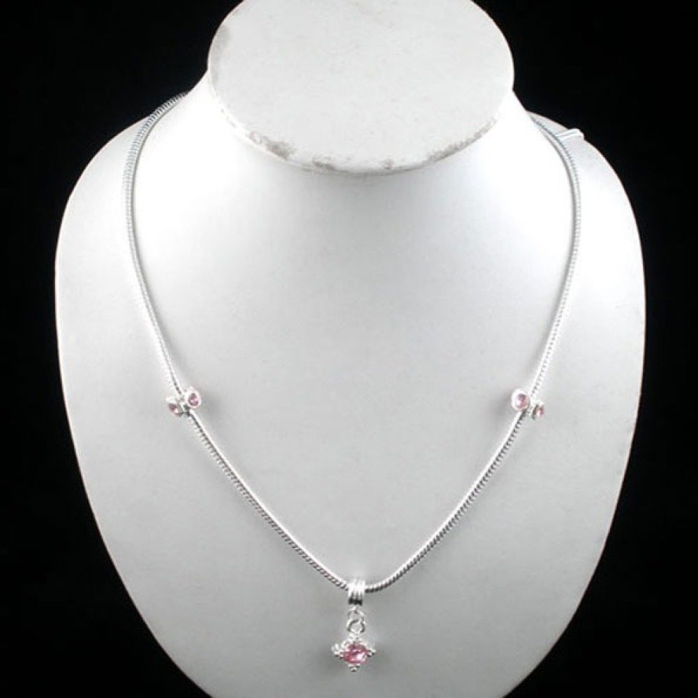Halsband 58cm Silver N°01