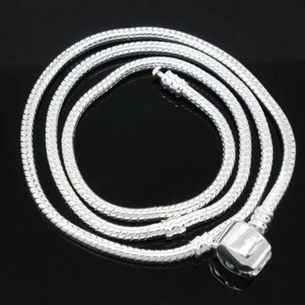 Halsband 58cm Silver N&deg;01