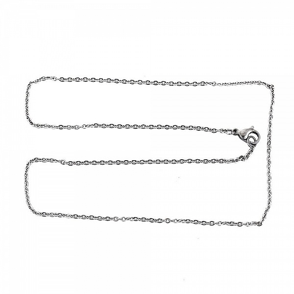 Halsband N&deg;06-01 i rostfritt st&aring;l, 45,5 cm