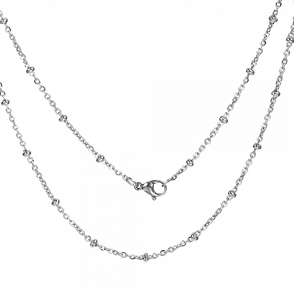 Halsband N&deg;06-02 i rostfritt st&aring;l, 50 cm l&aring;ngt