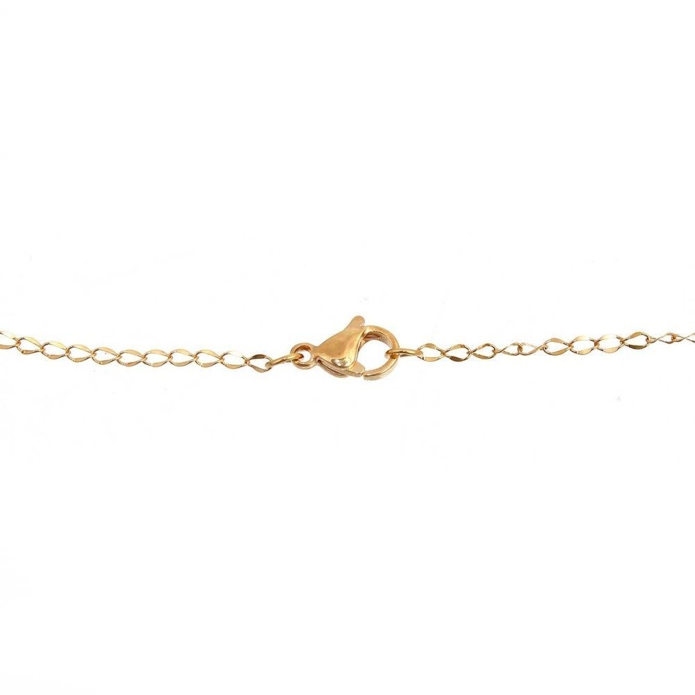 Halsband N°07 i rostfritt stål, 45 cm (18")