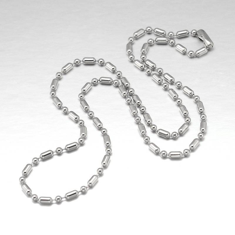 Halsband boll 304 rostfritt stål 65cm 