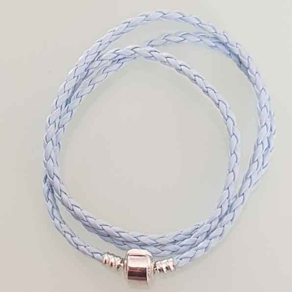Flätat halsband 58cm N°02