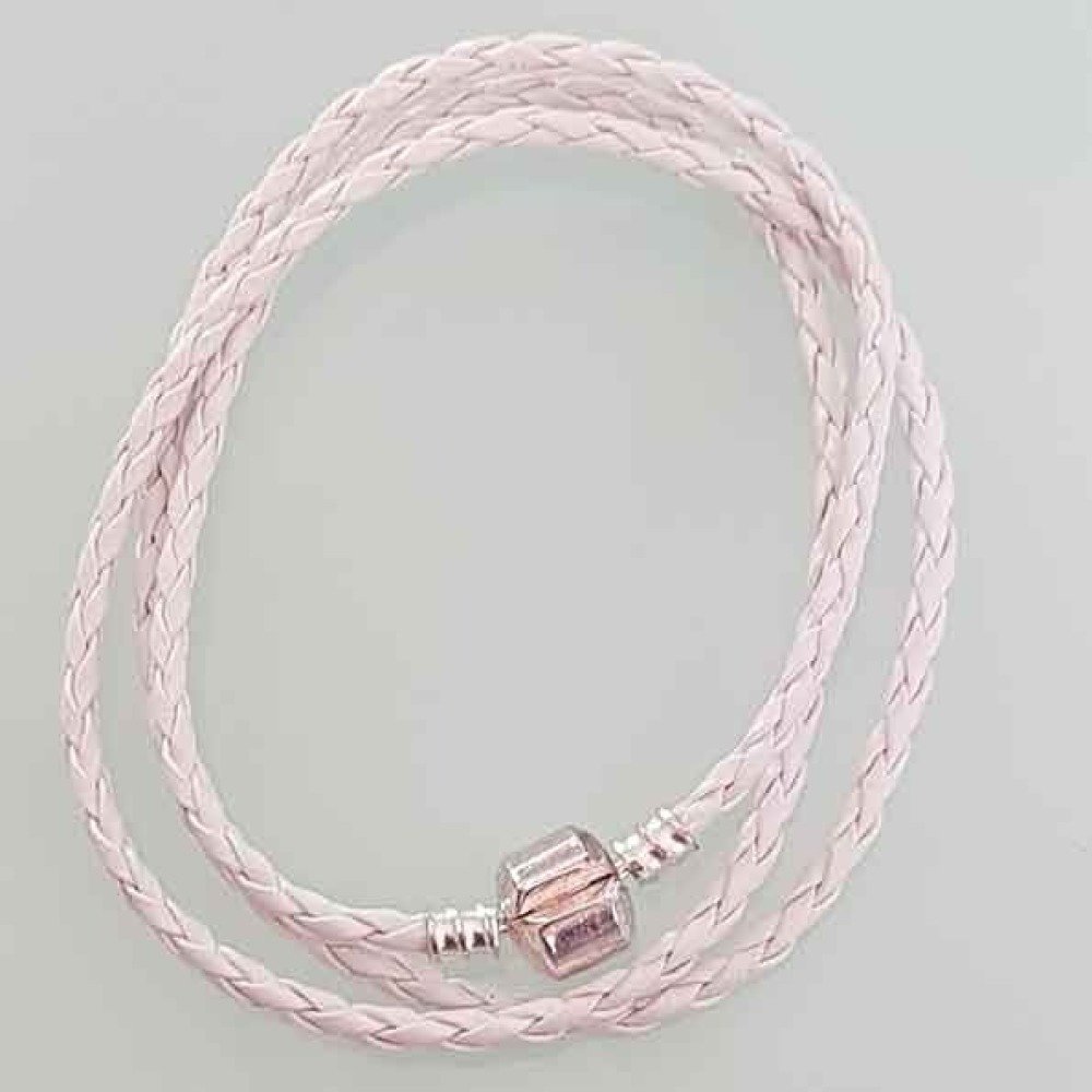 Flätat halsband 58cm N°05