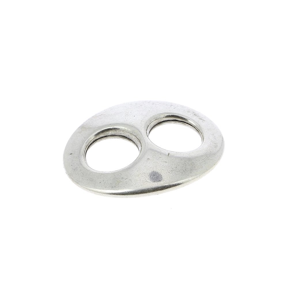 10 mm Zamak-kontakt N°01 Silver