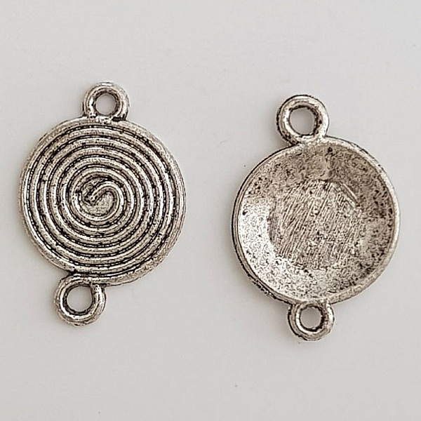 Rund spiralkoppling N&deg;01 Silver