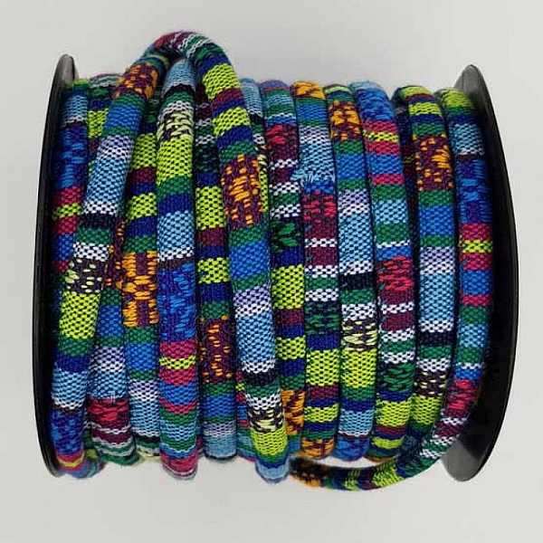 Spaghettisn&ouml;re N&deg;01 Bl&aring; x 1 meter