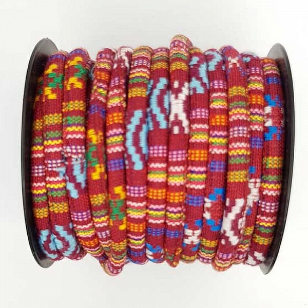 Spaghettisn&ouml;re N&deg;01 Bordeaux x 1 meter