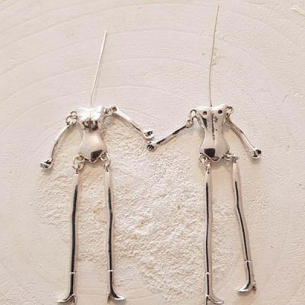 Dockkropp i silvermetall 12,5 cm