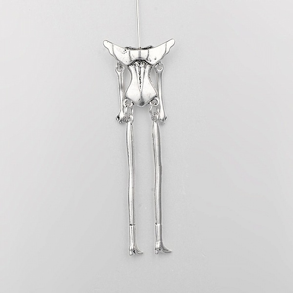 Corps de poup&eacute;e en m&eacute;tal couleur Argent 12.5 cm N&deg;02