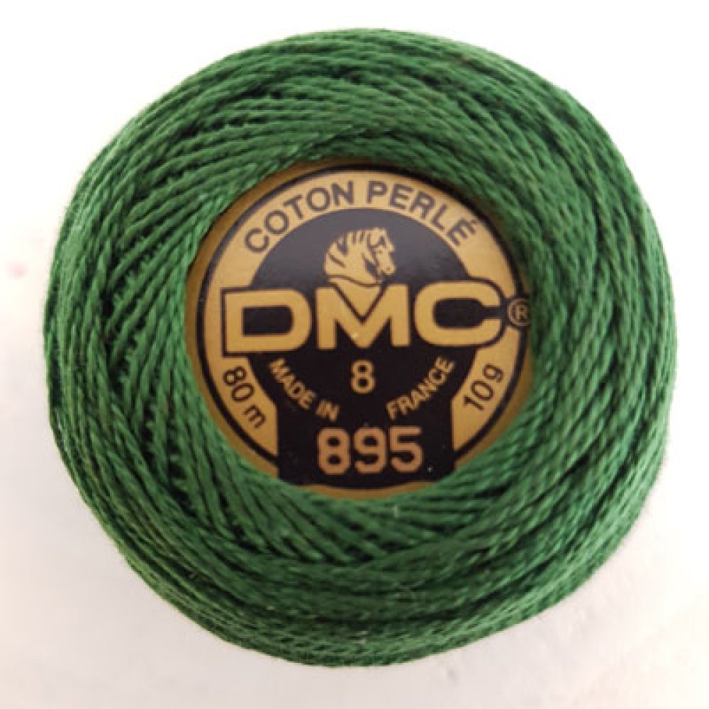 Broderi bomullspärlor på en spole, DMC nr 8 - 10 g