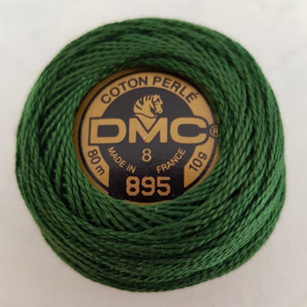 Broderi bomullspärlor på en spole, DMC nr 8 - 10 g
