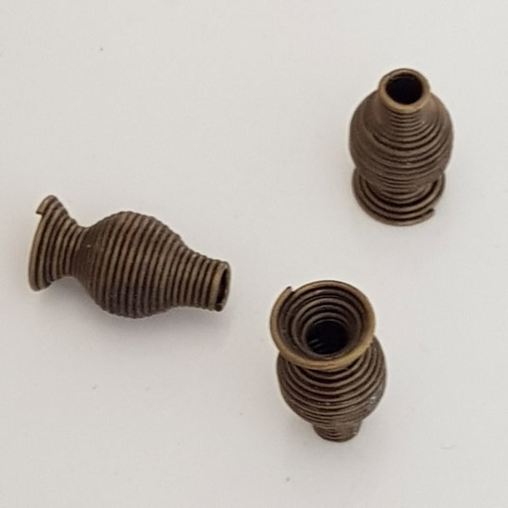 Spiralformad kotte N°10 Brons.