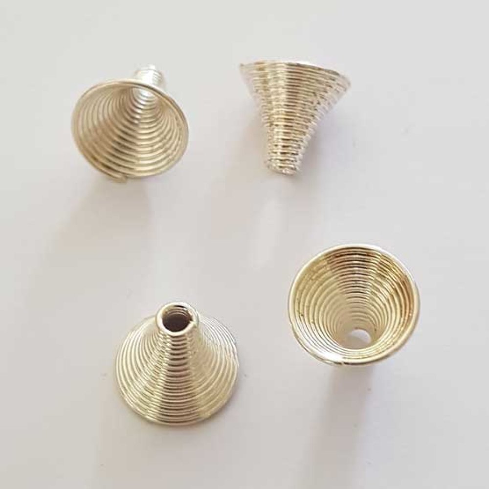 Spiralformad kotte N°13 Silver.