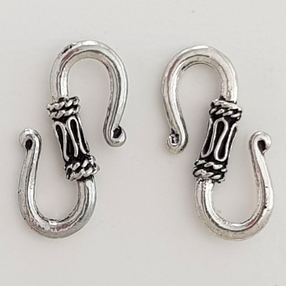 S-formad krok Silver