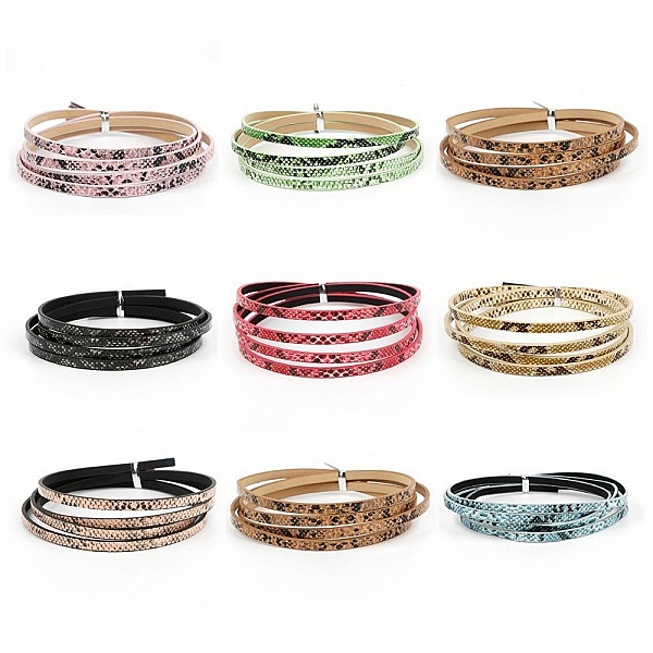 L&auml;der 05 mm Gr&ouml;n ormskinn design 1 meter