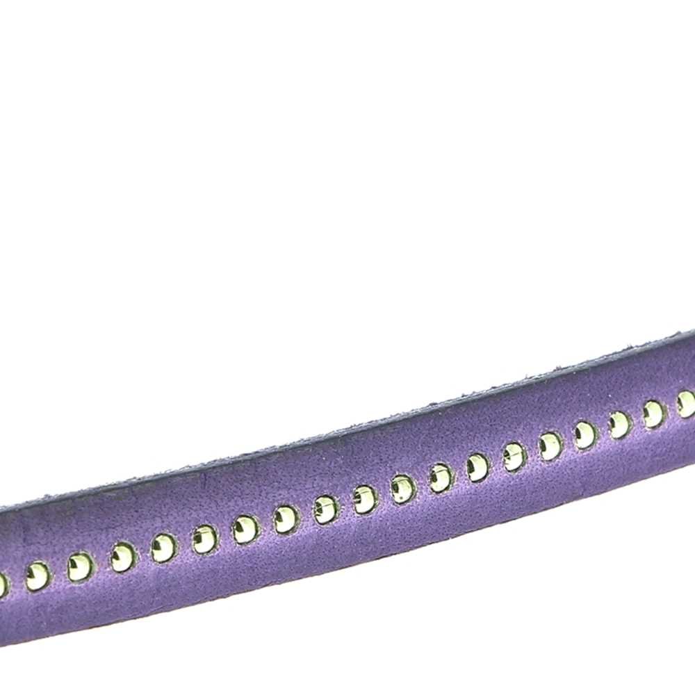 10 mm lila bollskinn med nickelfri bollkedja per 20 cm
