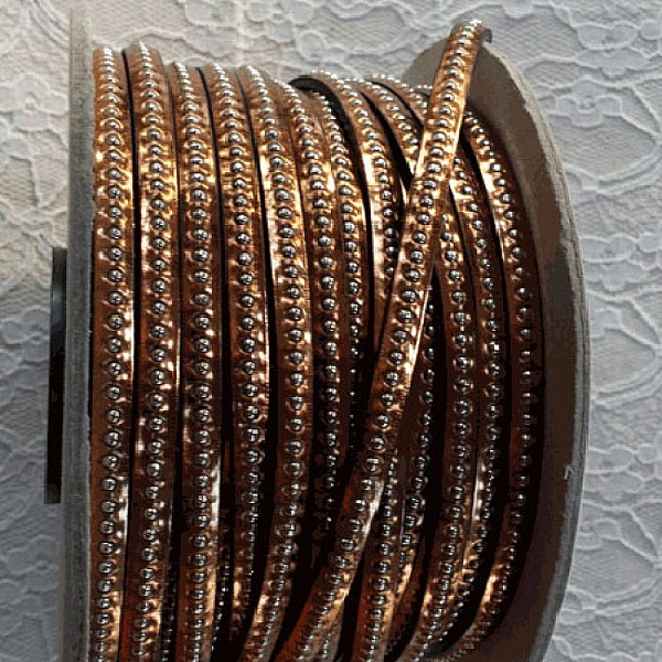 L&auml;der Antic spegelkula 06 mm med nickelfri kedja per 20 cm