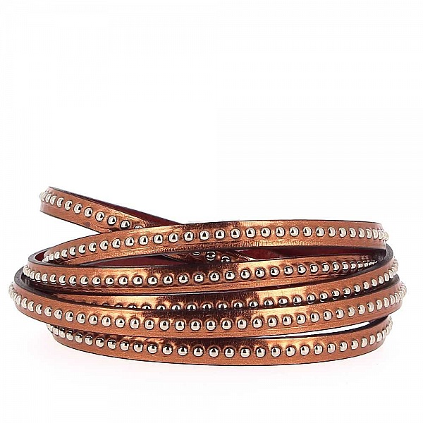 L&auml;der Antic spegelkula 06 mm med nickelfri kedja per 20 cm