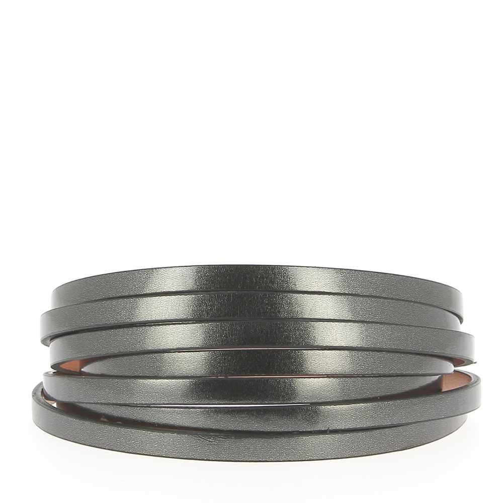 Läderspegel antracit 05 mm x 20 cm