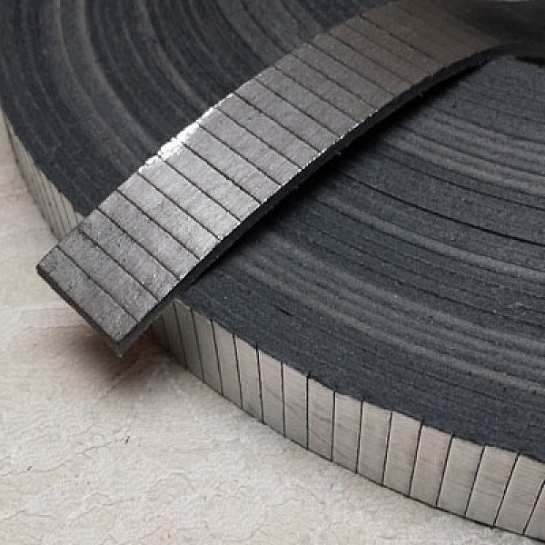 Silver Rektangel L&auml;der 20 mm x 20 cm