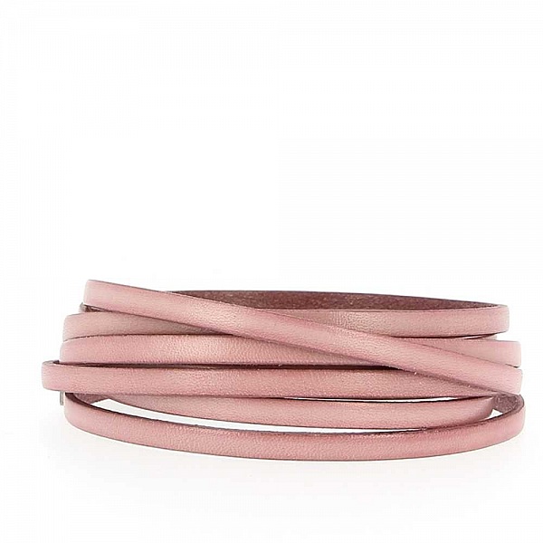 06 mm Violetta L&auml;der sl&auml;t per 20 cm