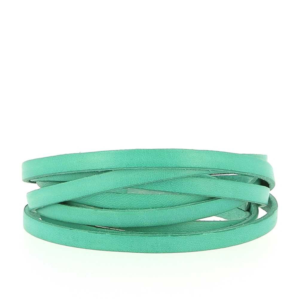 Emerald Leather 06 mm slät per 20 cm