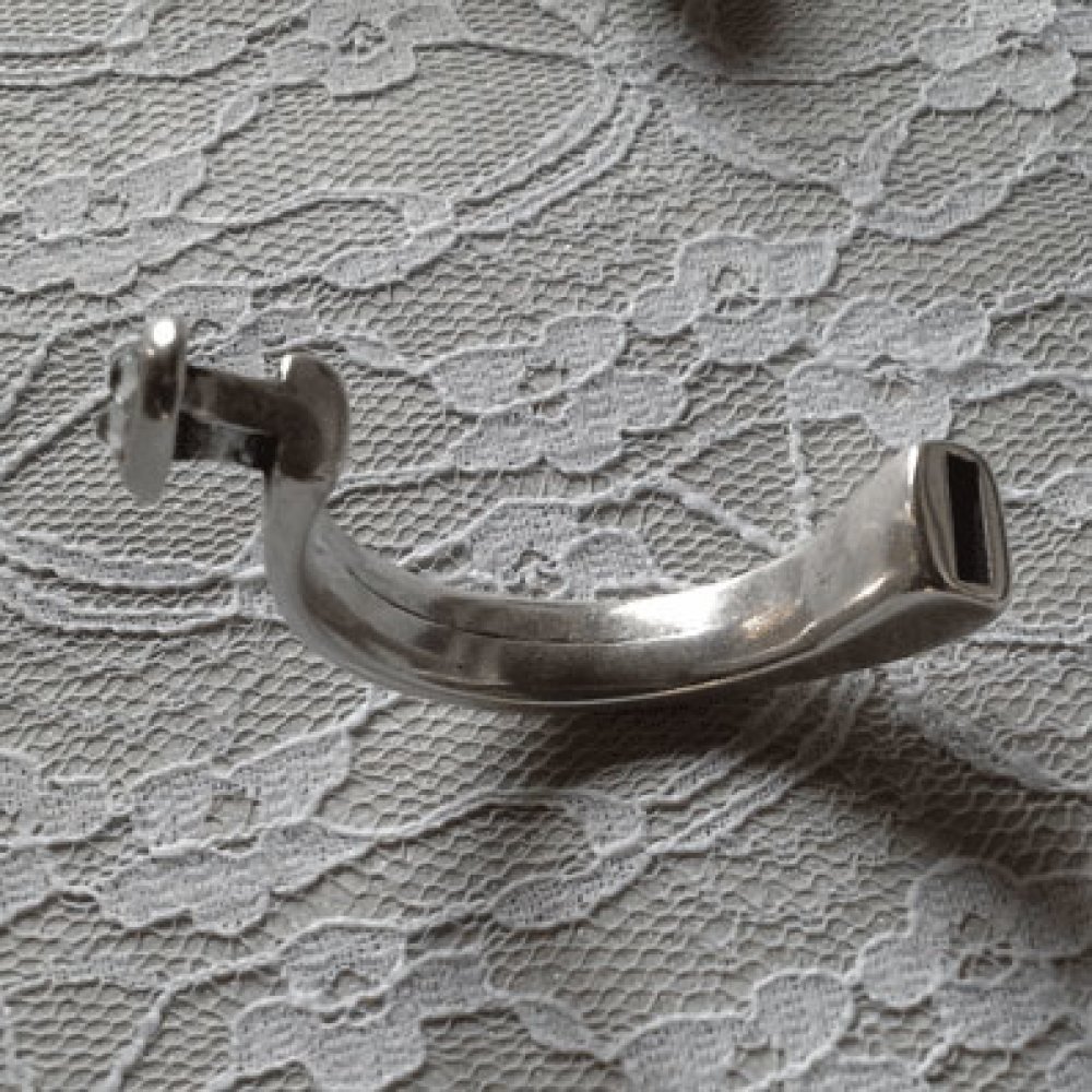 Halva armband i Zamak 10 mm x 2,5 mm