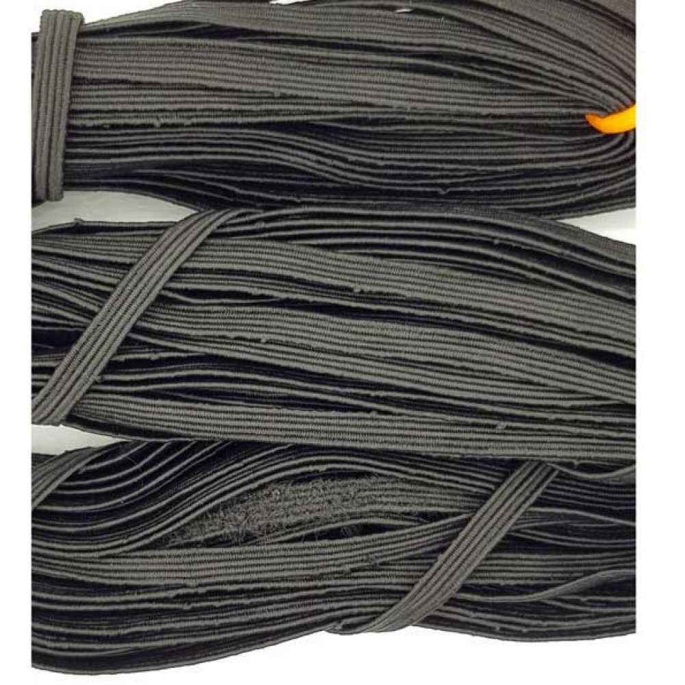 Platt mask elastisk 5 mm svart nr 03 x 16 meter