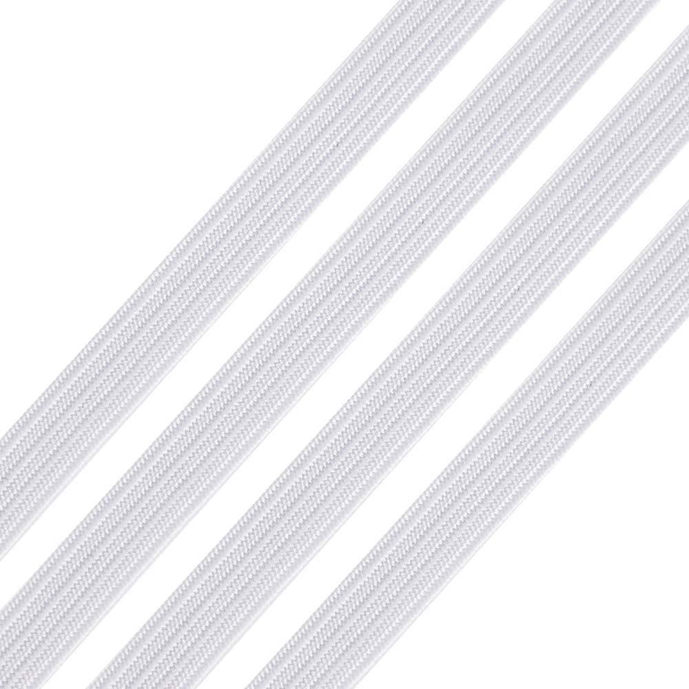 Platt mask elastisk 5 mm WHITE N°02 till 10 cm