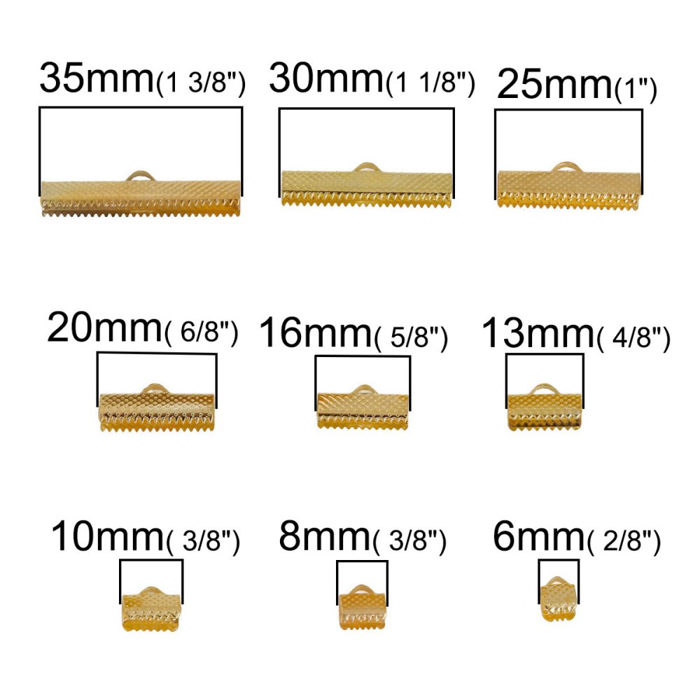 Sladdgrepp 08 x 08 mm Guld