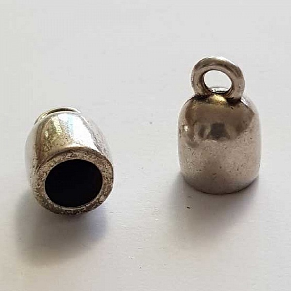 Embout &agrave; coller N&deg;30 Argent 17 x 11 mm