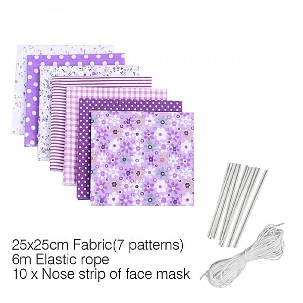 Maskmaterialset Violet