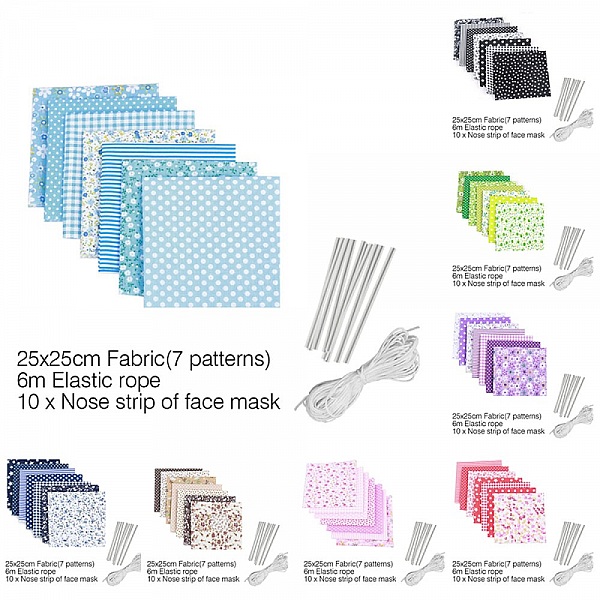 Maskmaterialset Violet