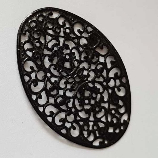 Estampe N&deg;30 Ovale 55 mm Noir