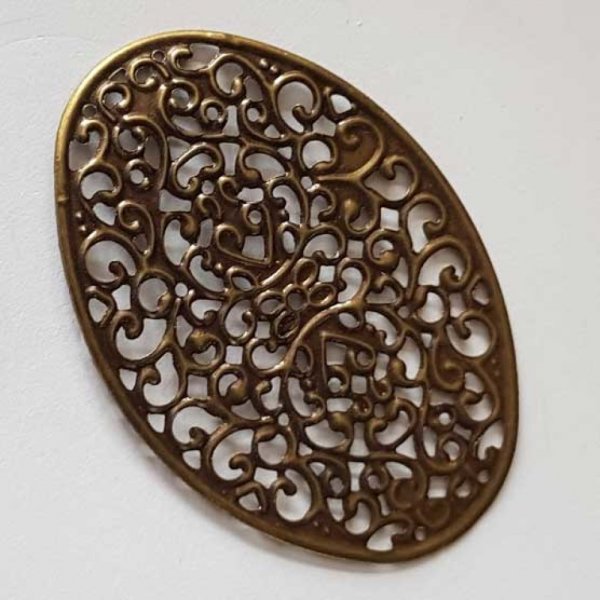 Estampe N&deg;30 Ovale 55 mm Bronze