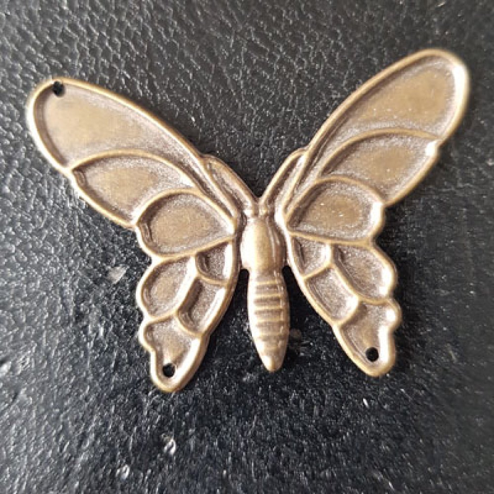 Brons fjäril filigran stämpel N°07