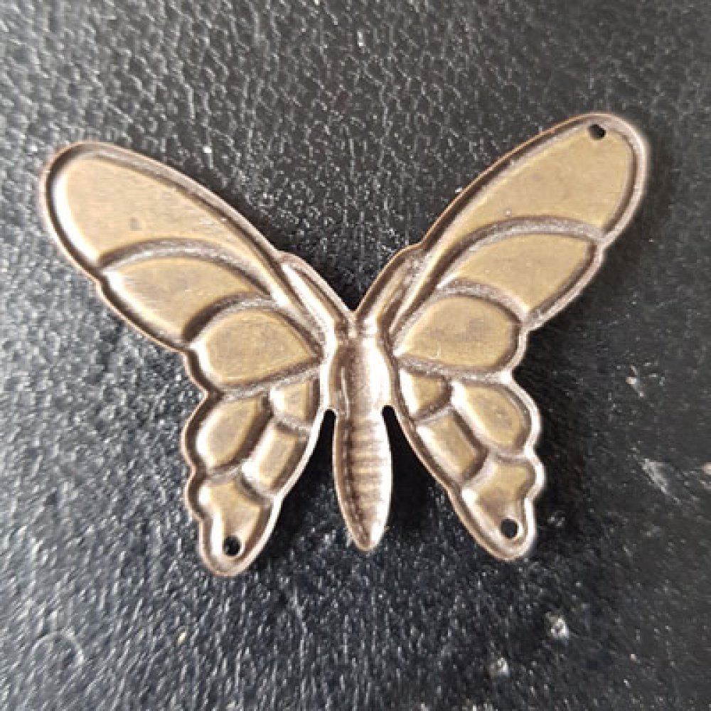 Brons fjäril filigran stämpel N°07
