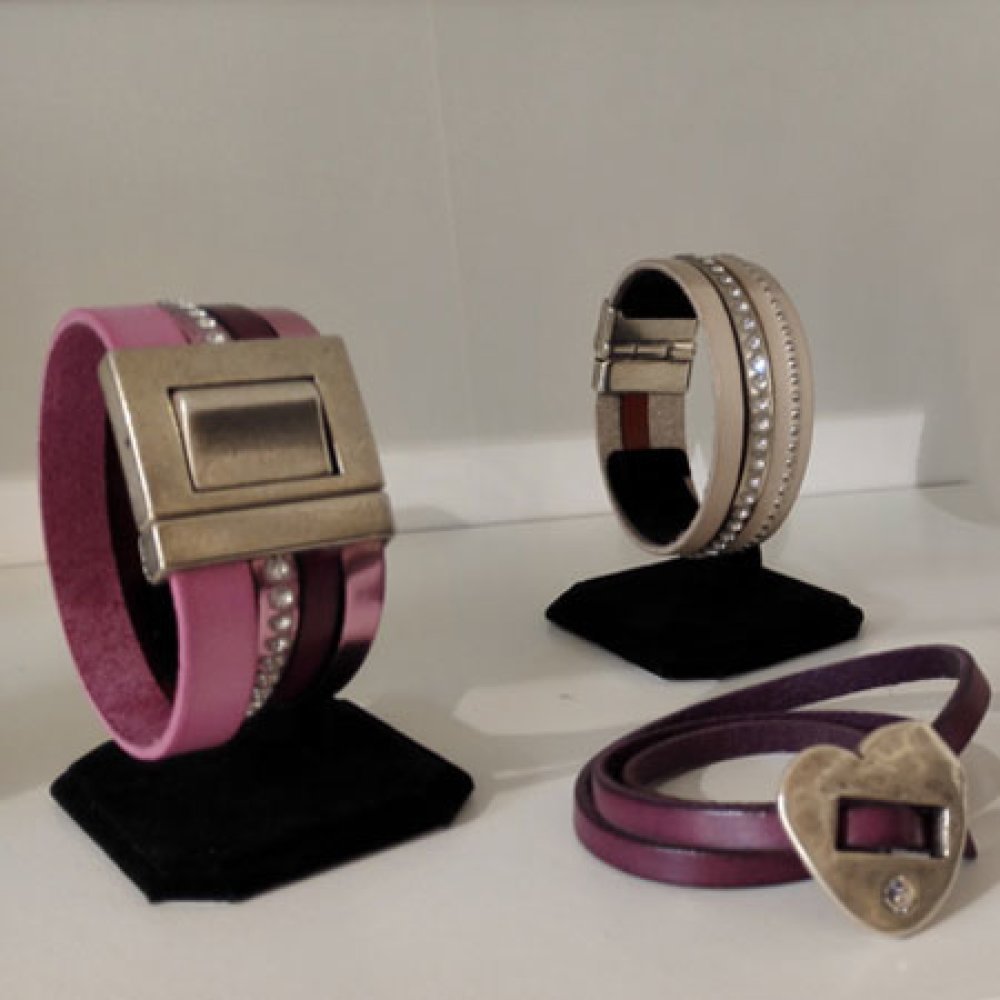 Lås 06 mm för skapande av läderarmband.