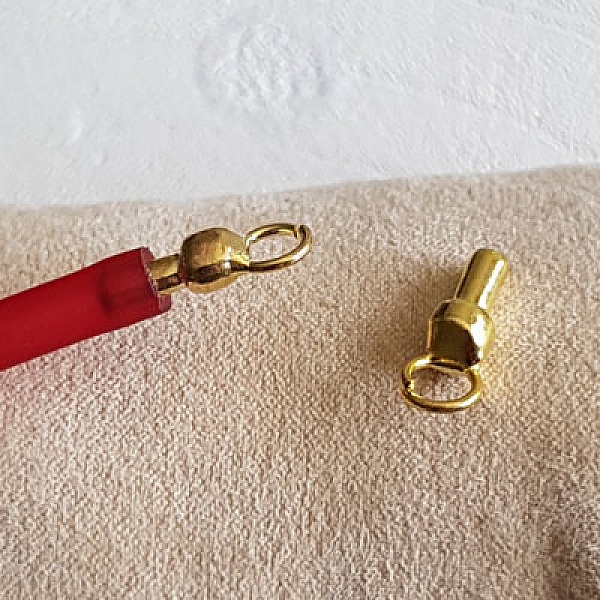 Gyllene l&aring;s f&ouml;r ih&aring;liga PVC-sn&ouml;ren 5 mm