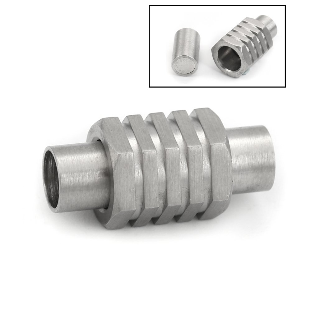 Magnetlås i rostfritt stål 05 mm Silver N°01