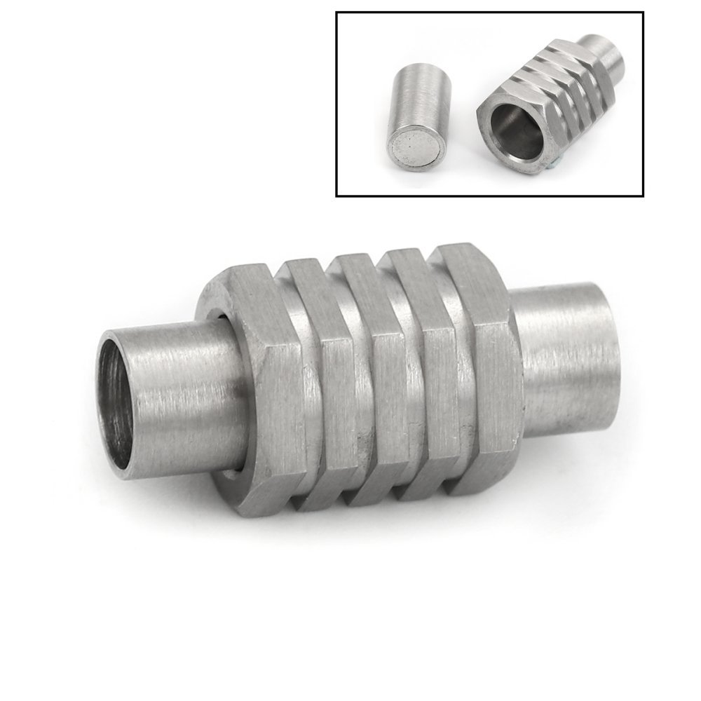 Magnetlås i rostfritt stål 05 mm Silver N°01